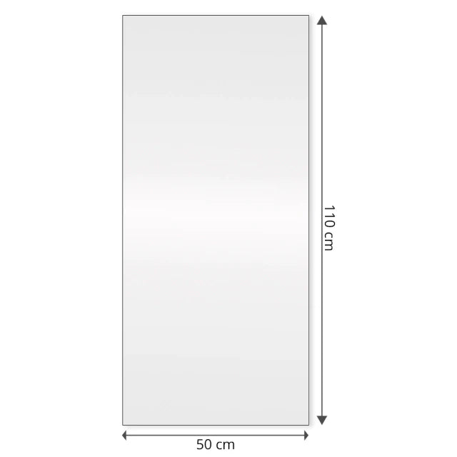 Slim Rectangular Mirror 50x110cm